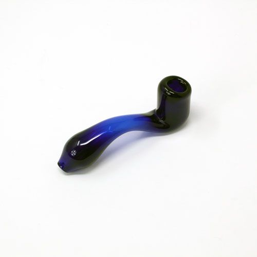 Black & Blue Sherlock - Glass Pipe