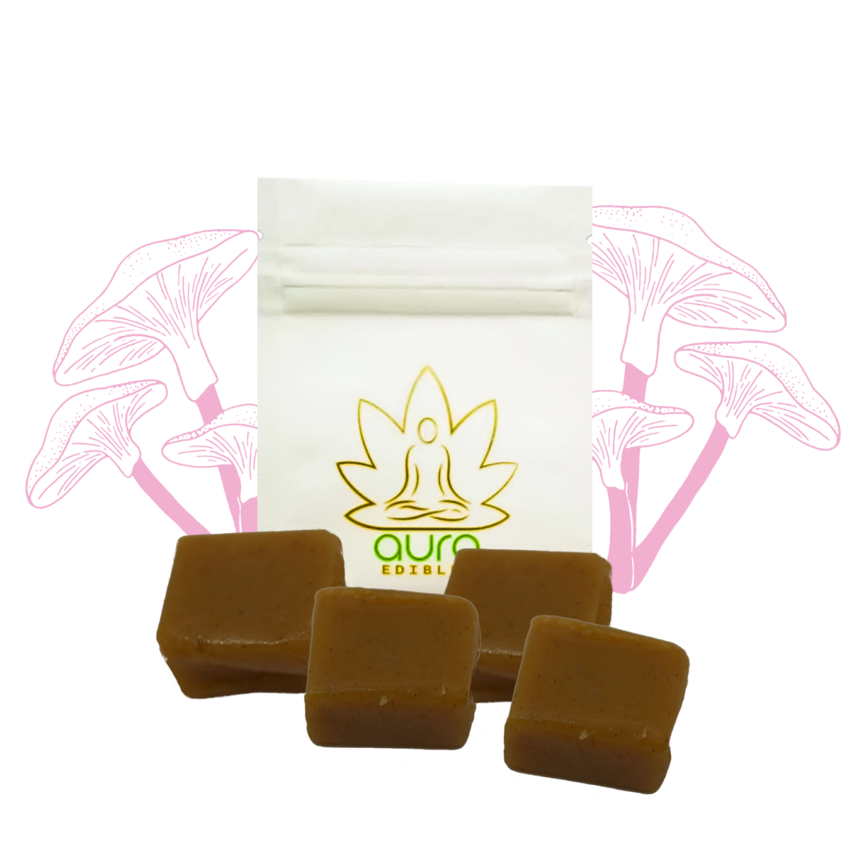 Aura Caramel Himalyan-Salt marijuana edibles. Buy edibles online. weed chocolate. chocolate edibles & chocolate bar edibles.