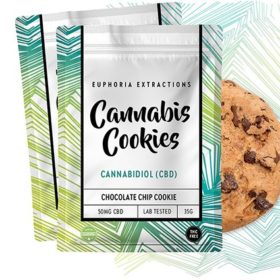 Euphoria CBD Cookies for sale at My Green Solution online dispensary and edibles delivery in Surry BC.