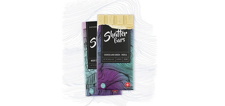 Euphoria Shatter Bars from My Green Solution weed delivery in Surrey. Get same day delivery for edibles in Surrey.