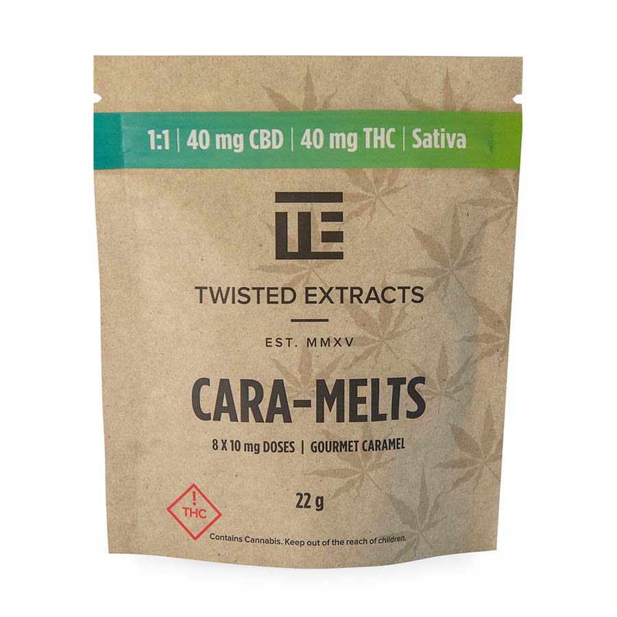 Twisted Extracts – 1 1 Sativa CBD Cara Melts | My Green Solution