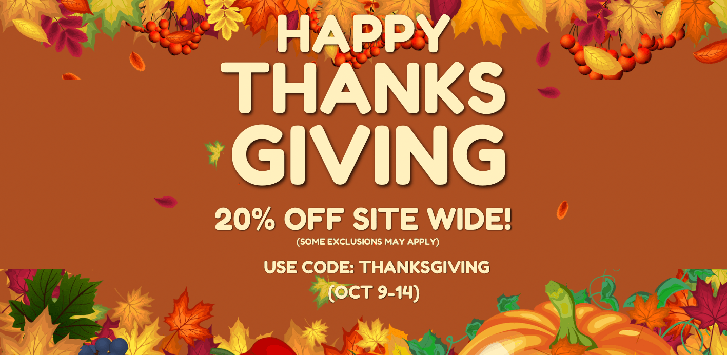 Brown Illustrated Thanksgiving Sale Store Facebook Post 464 x 346 px 1417 x 692 | My Green Solution